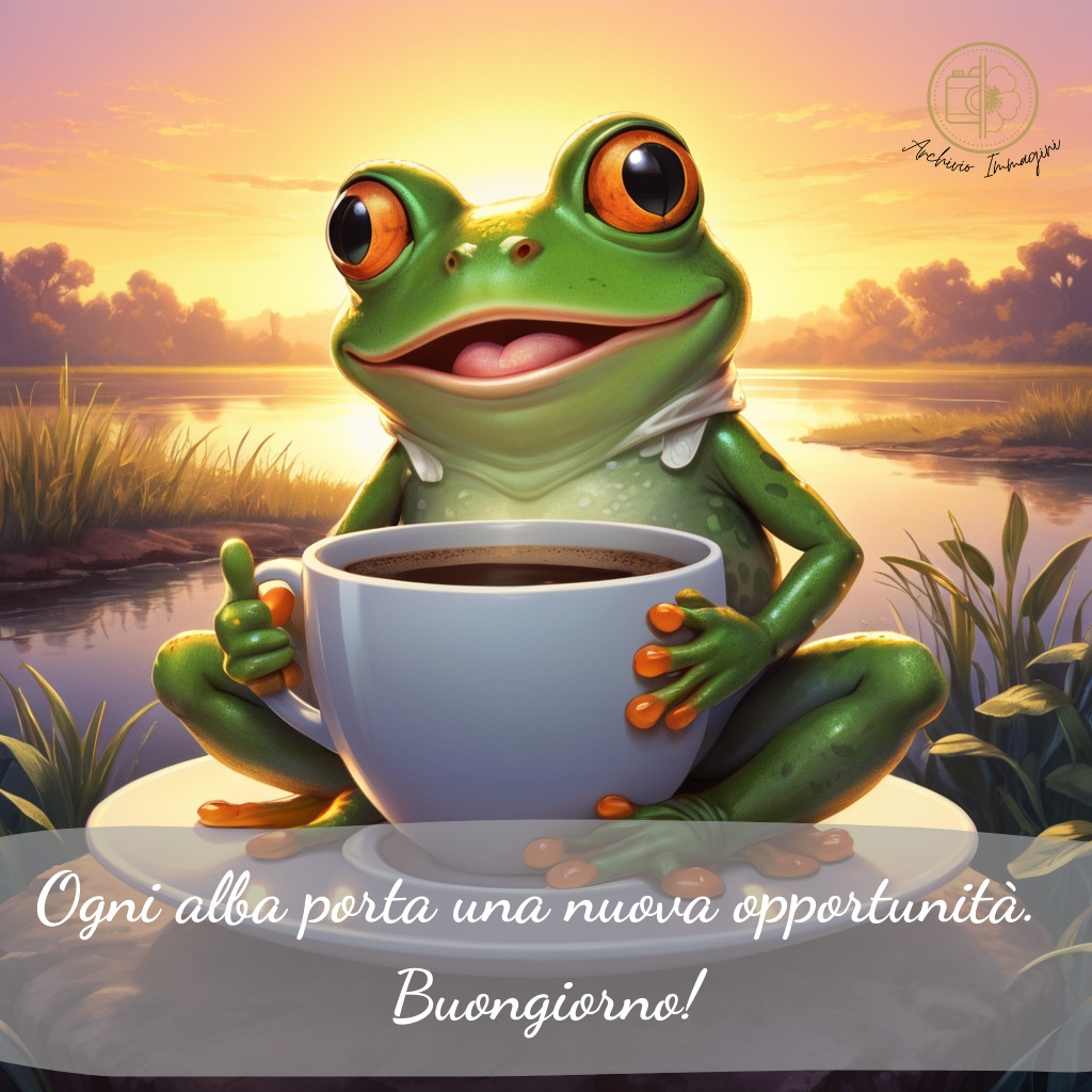 il ranocchio immagini buongiorno 34 1