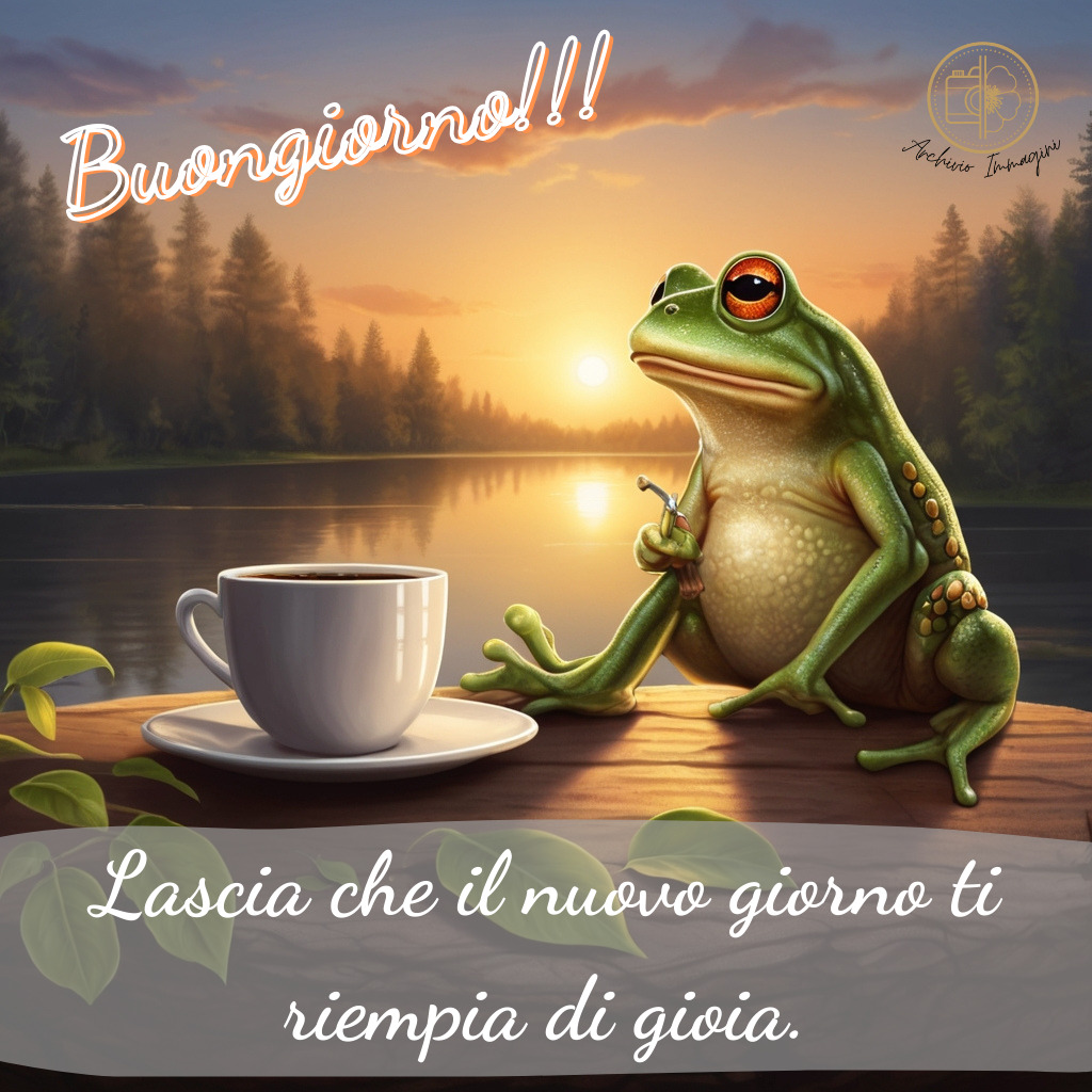 il ranocchio immagini buongiorno 35 1