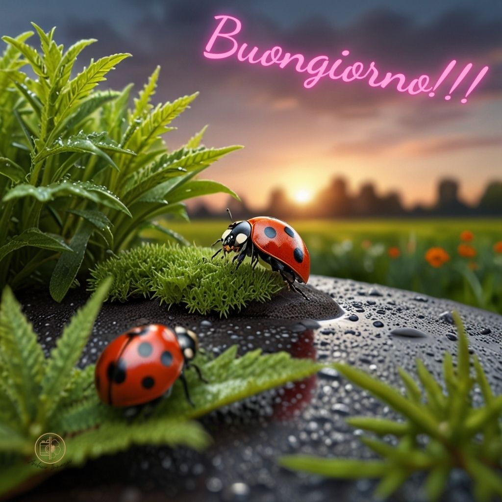 immagini buongiorno coccinella 17