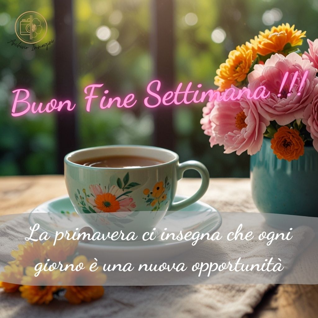 immagini buongiorno fine settimana 100 1