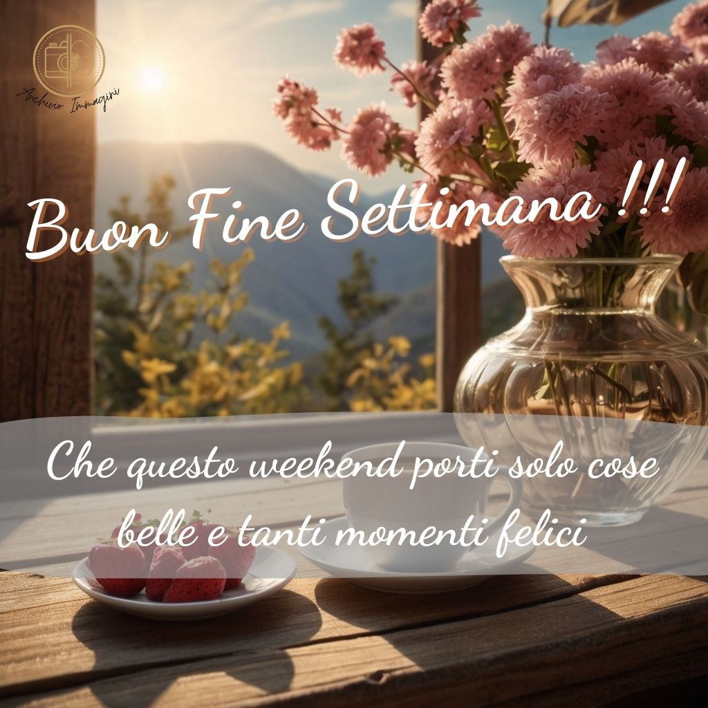 immagini buongiorno fine settimana 61 1