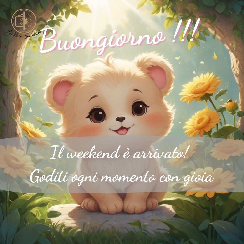 immagini buongiorno fine settimana 77