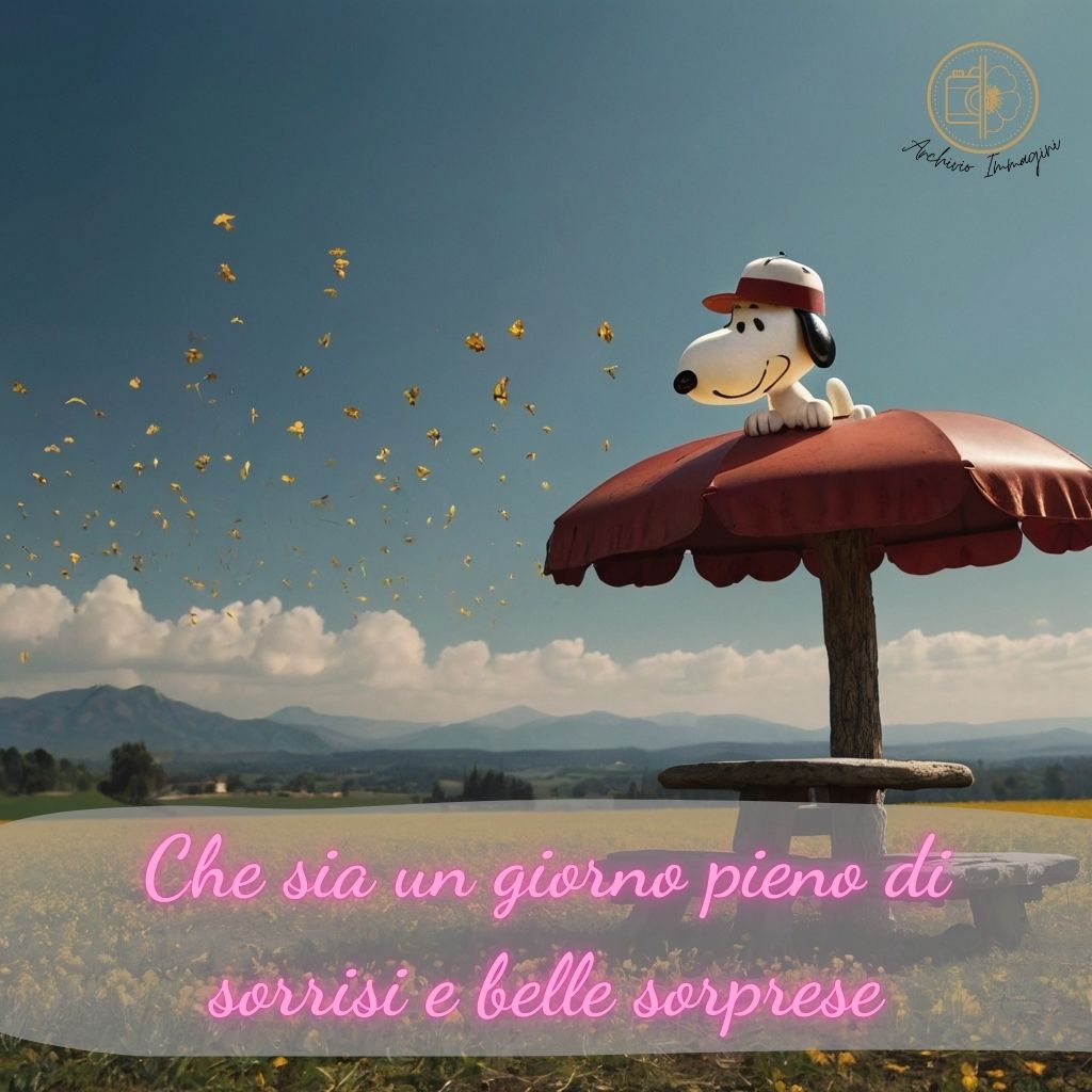 immagini buongiorno snoopy 12 1