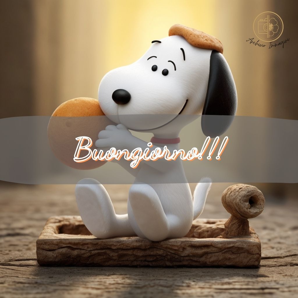 immagini buongiorno snoopy 13 1