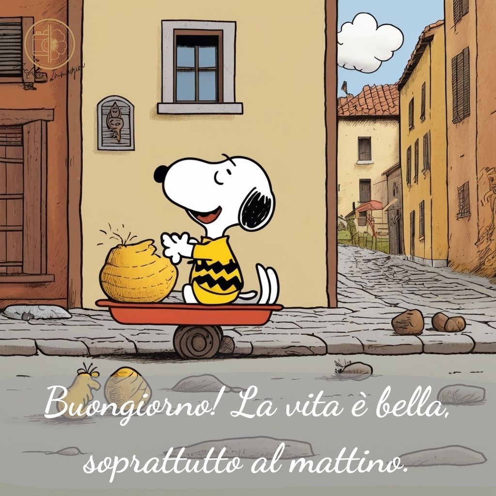 immagini buongiorno snoopy 14 1