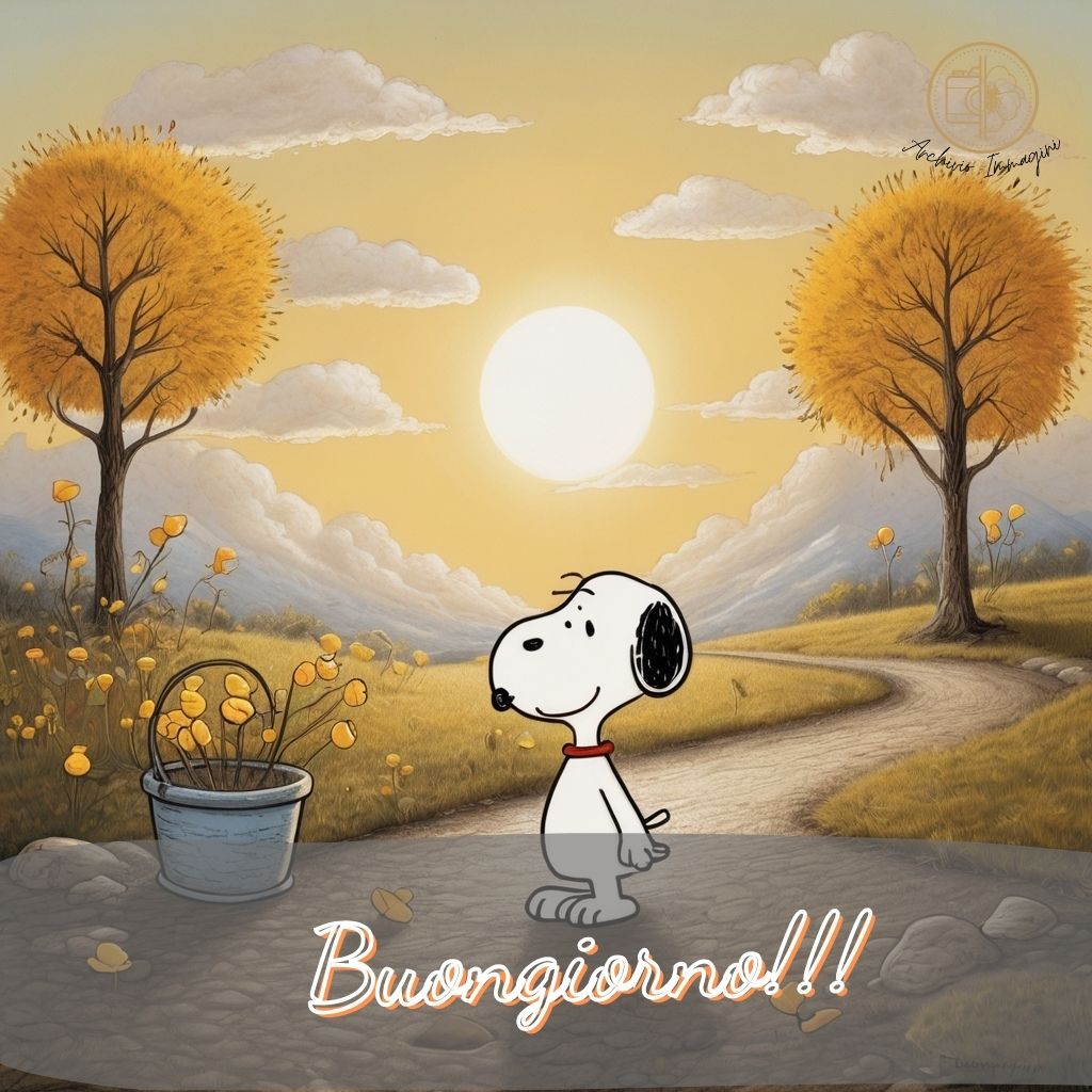 immagini buongiorno snoopy 15 1