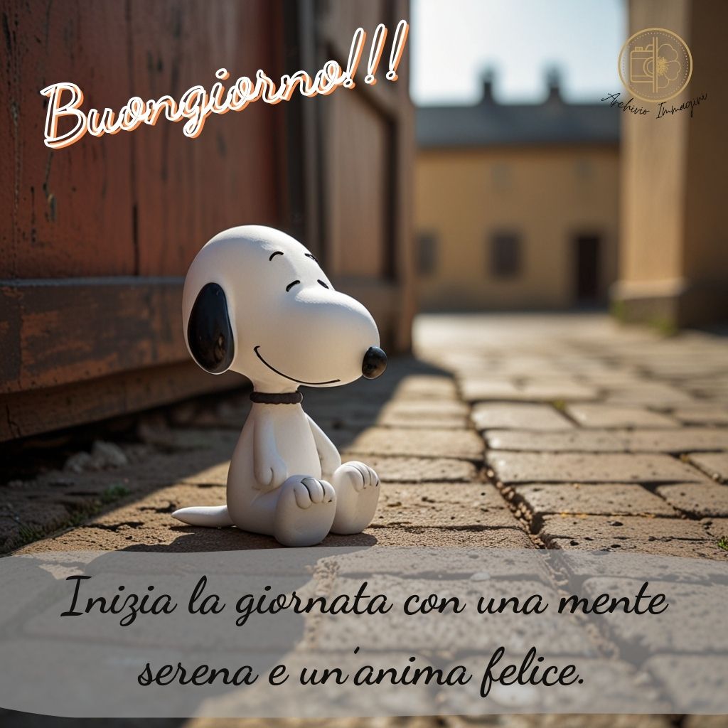 immagini buongiorno snoopy 17 1