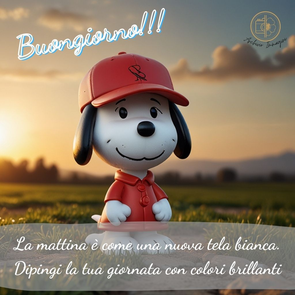 immagini buongiorno snoopy 21 1