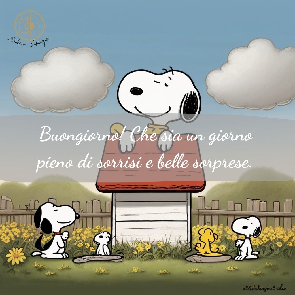 immagini buongiorno snoopy 25 1