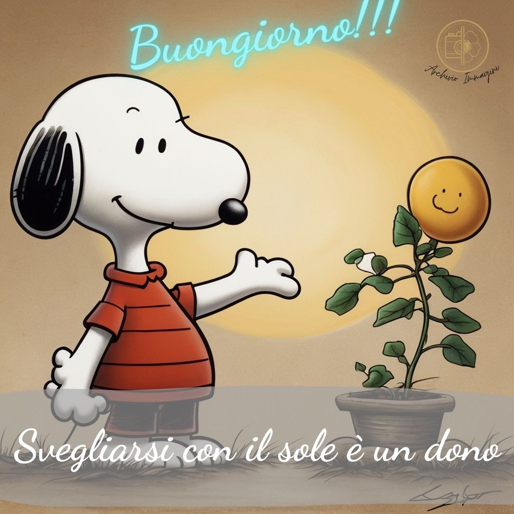 immagini buongiorno snoopy 26 1