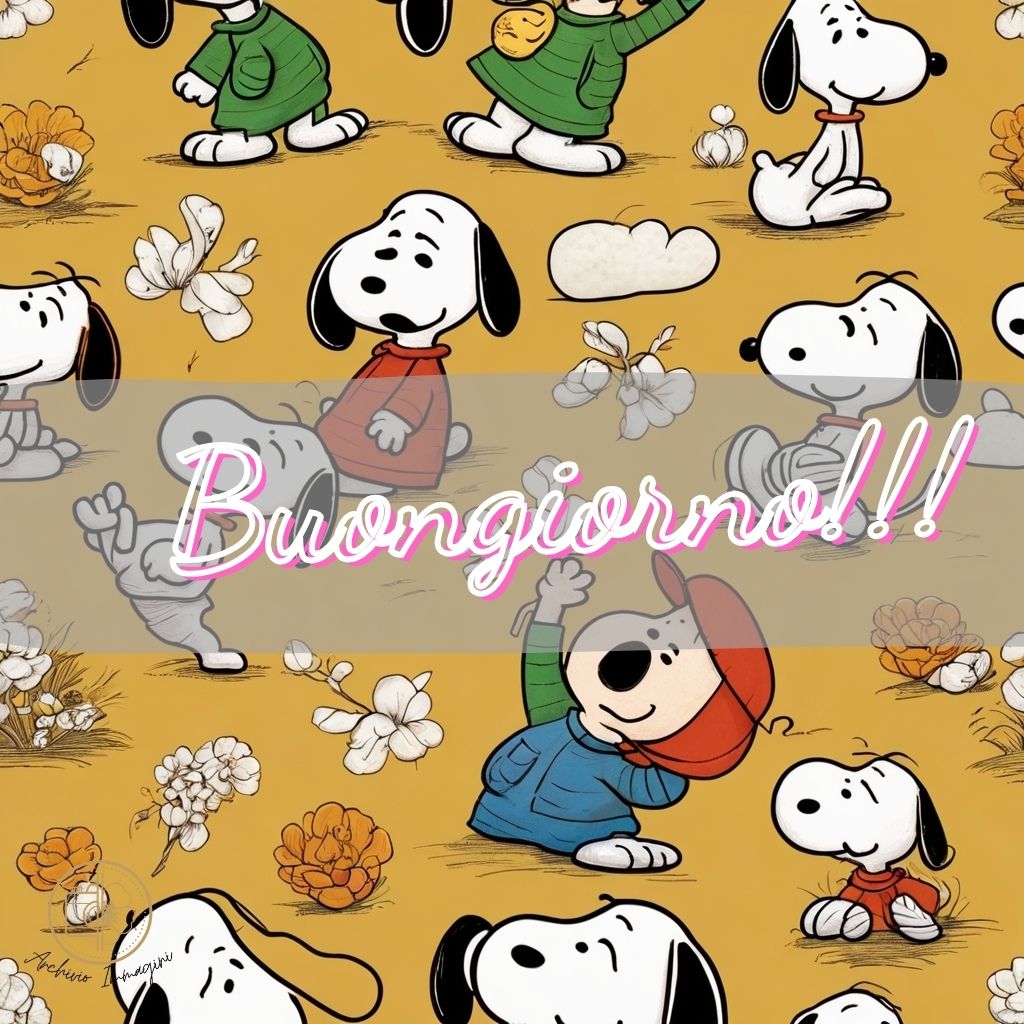 immagini buongiorno snoopy 27 1