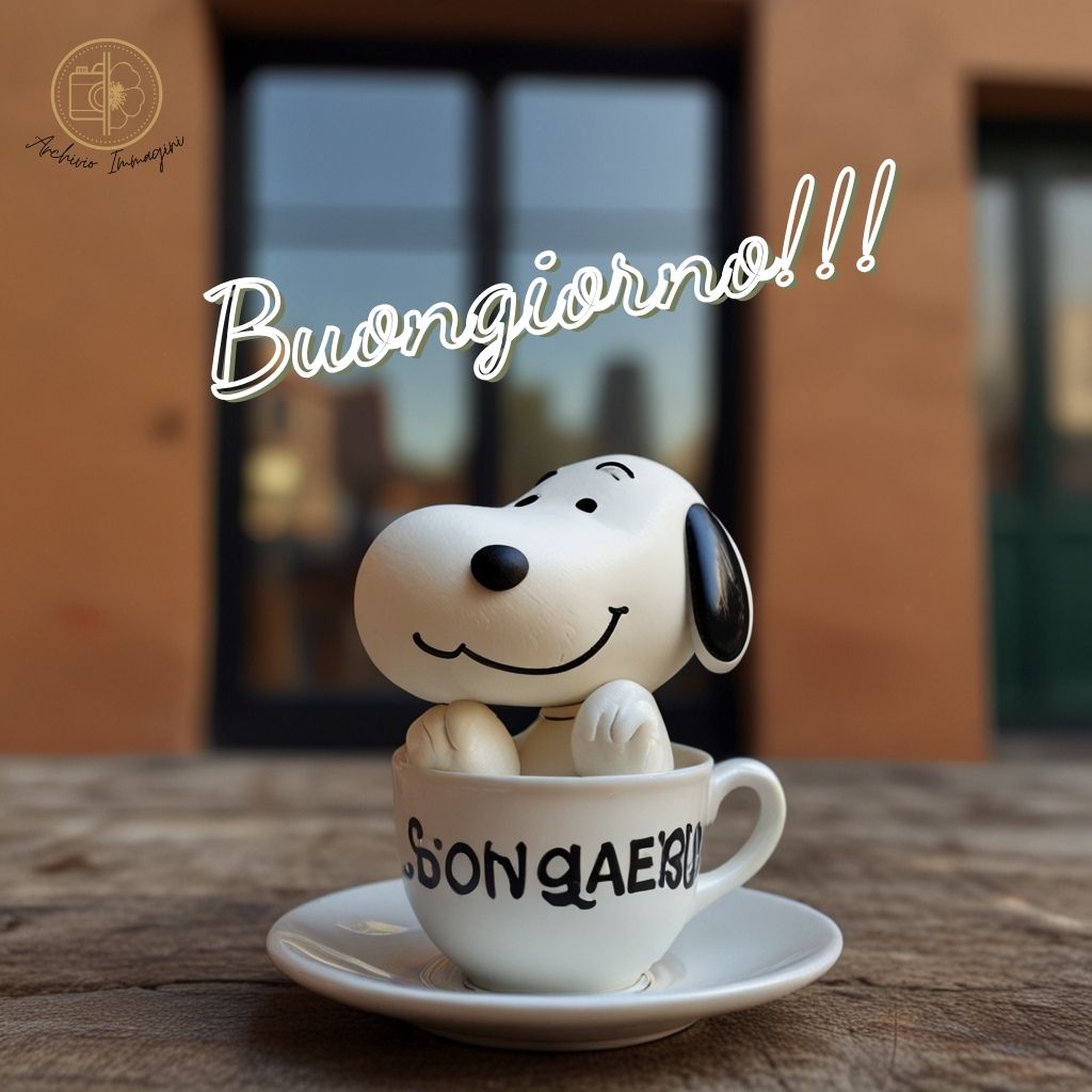 immagini buongiorno snoopy 3 1