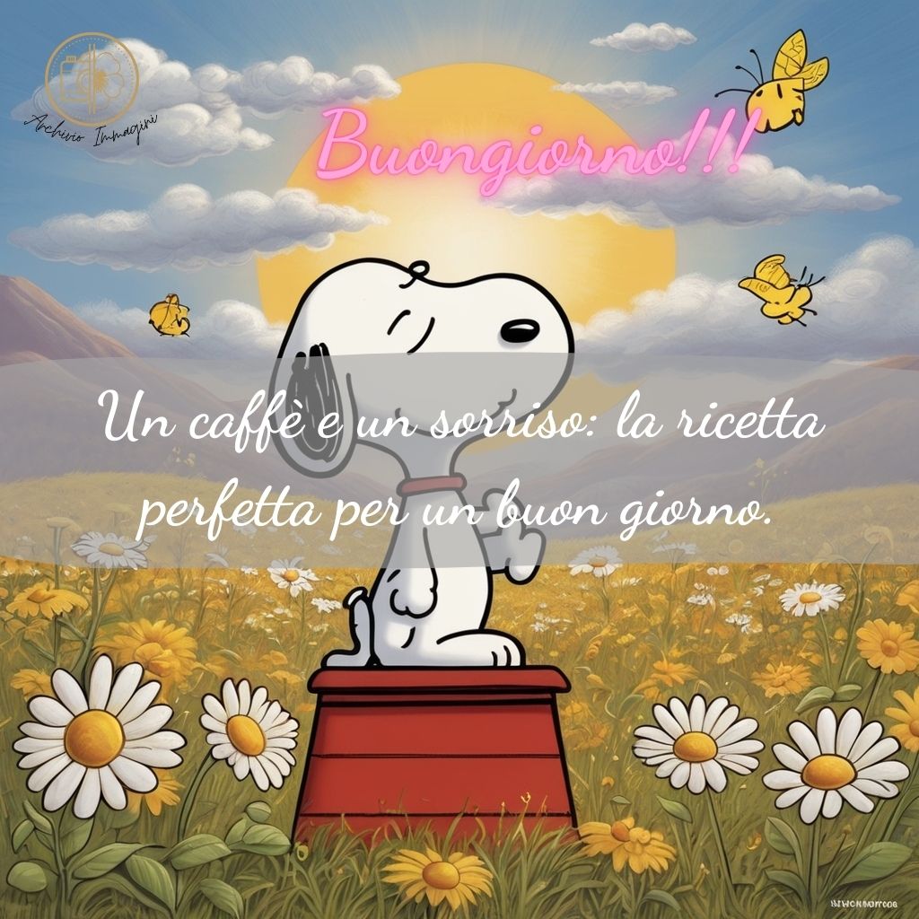 immagini buongiorno snoopy 33 1