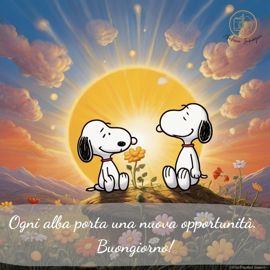 immagini buongiorno snoopy 34 1