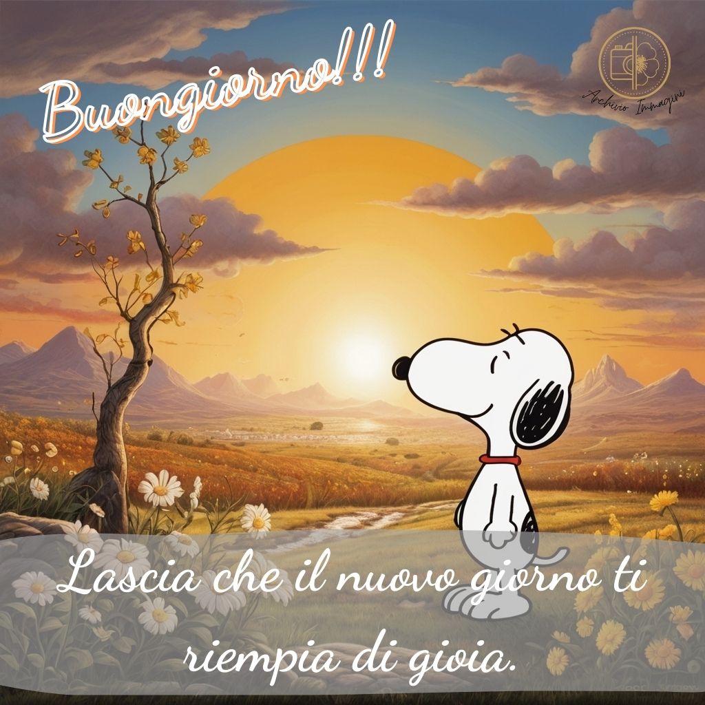 immagini buongiorno snoopy 35 1