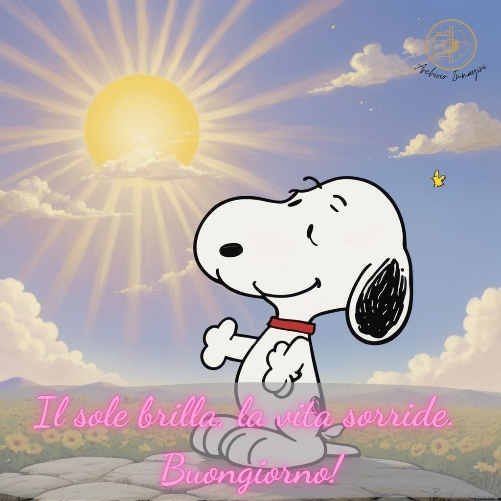 immagini buongiorno snoopy 37 1