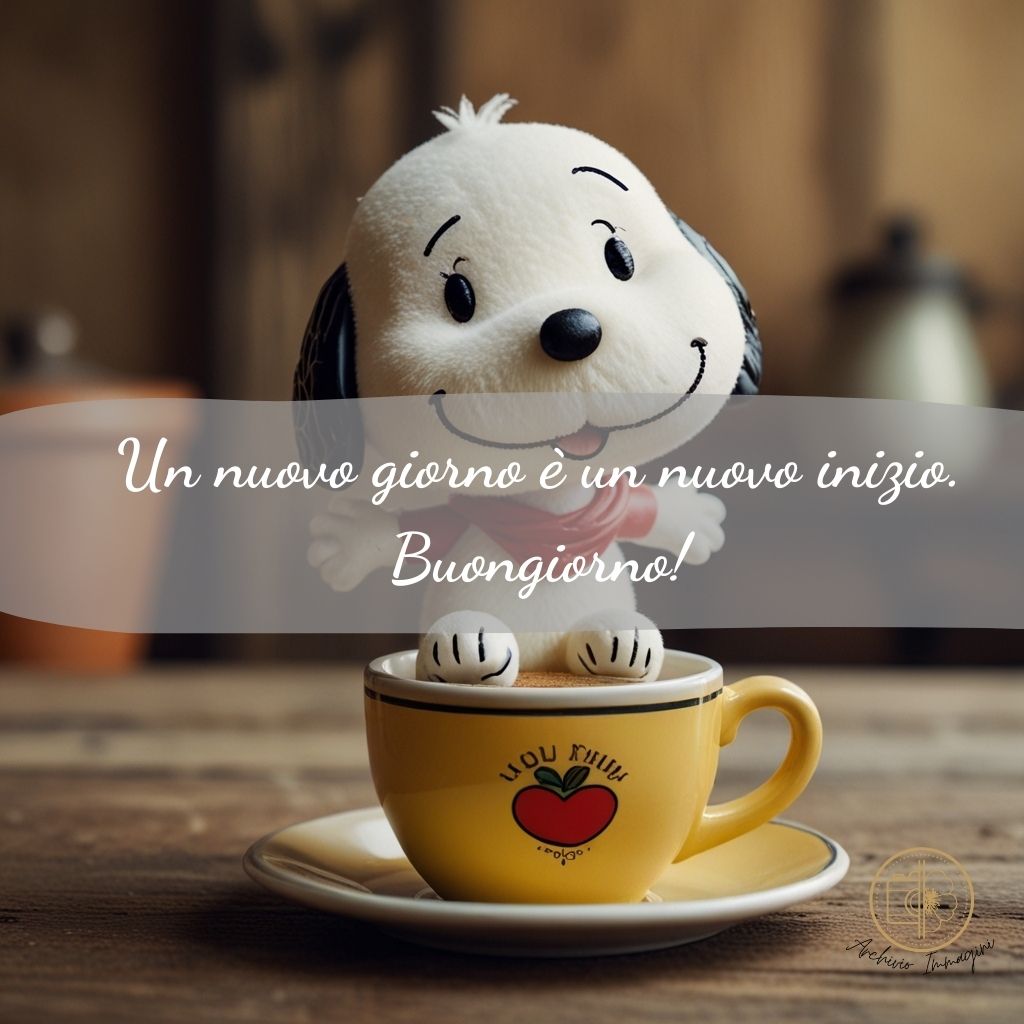 immagini buongiorno snoopy 4 1