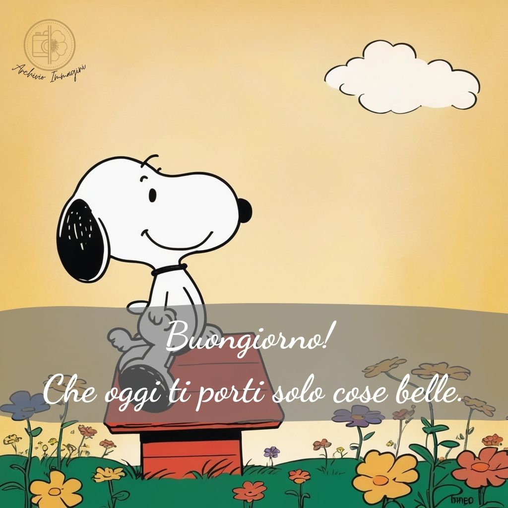 immagini buongiorno snoopy 6 1