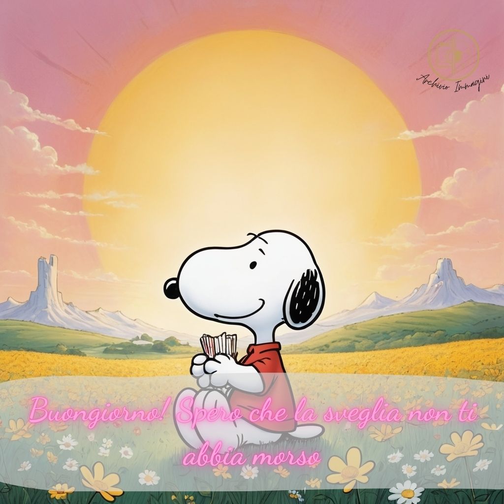 immagini buongiorno snoopy 61 1