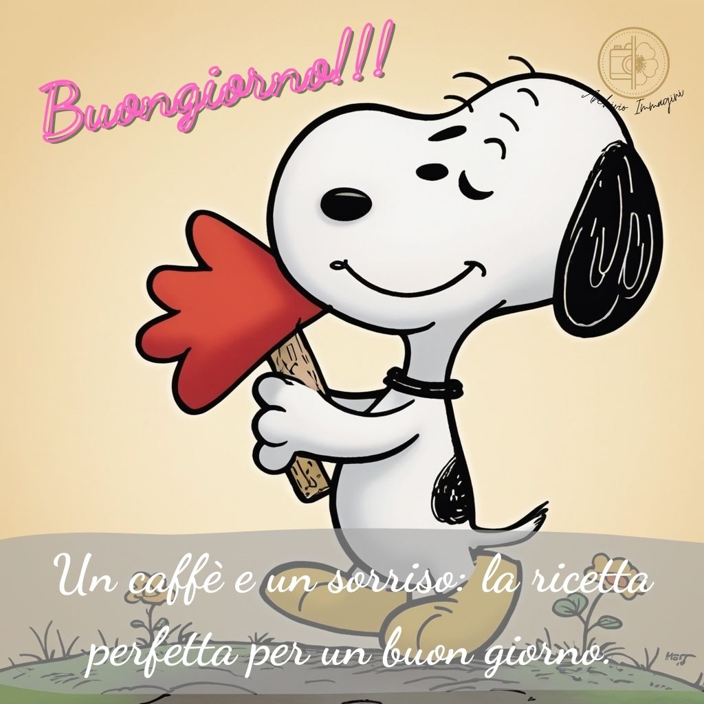 immagini buongiorno snoopy 7 1