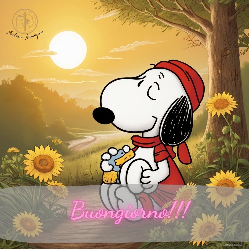 immagini buongiorno snoopy 74 1