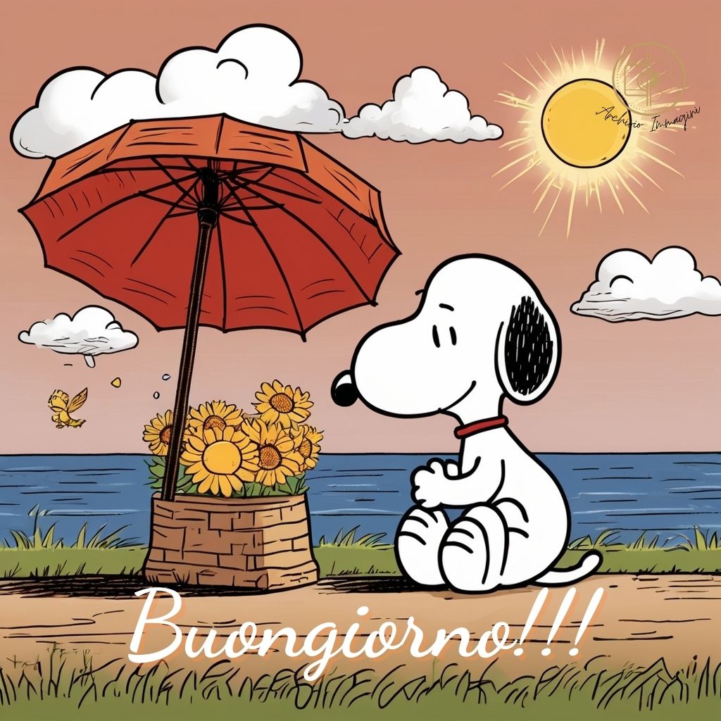 immagini buongiorno snoopy 75 1