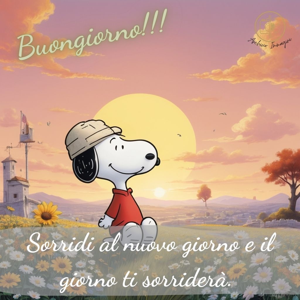 immagini buongiorno snoopy 8 1