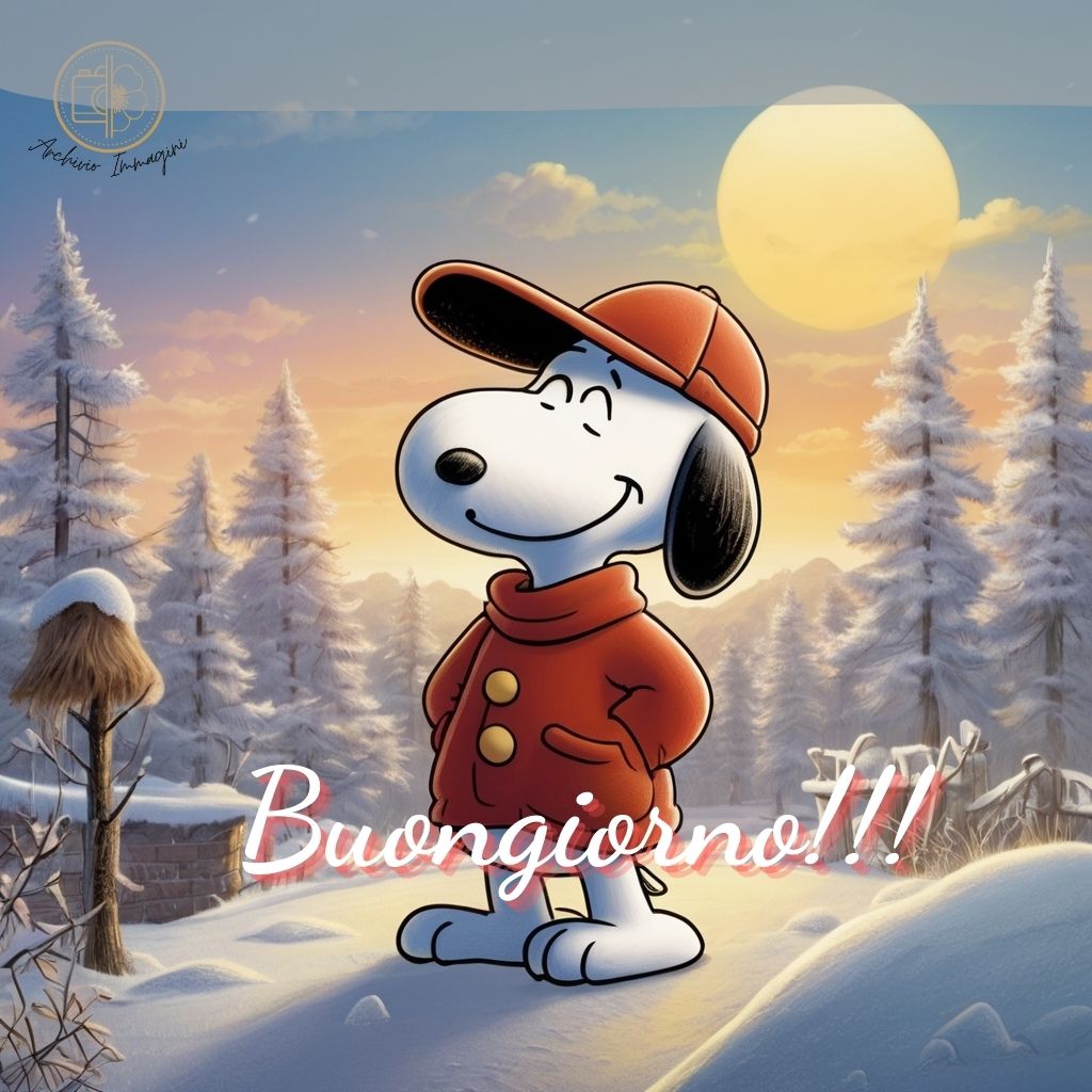 immagini buongiorno snoopy 90 1