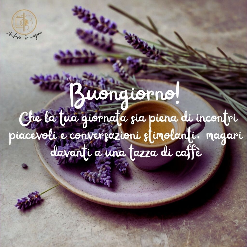 immagini buongiorno con fiori di lavanda 26