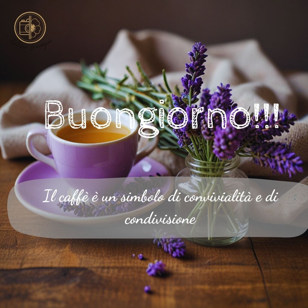 immagini buongiorno con fiori di lavanda 27