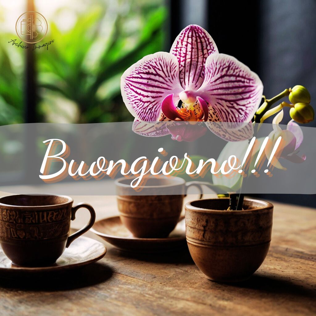 immagini buongiorno con orchidee 40