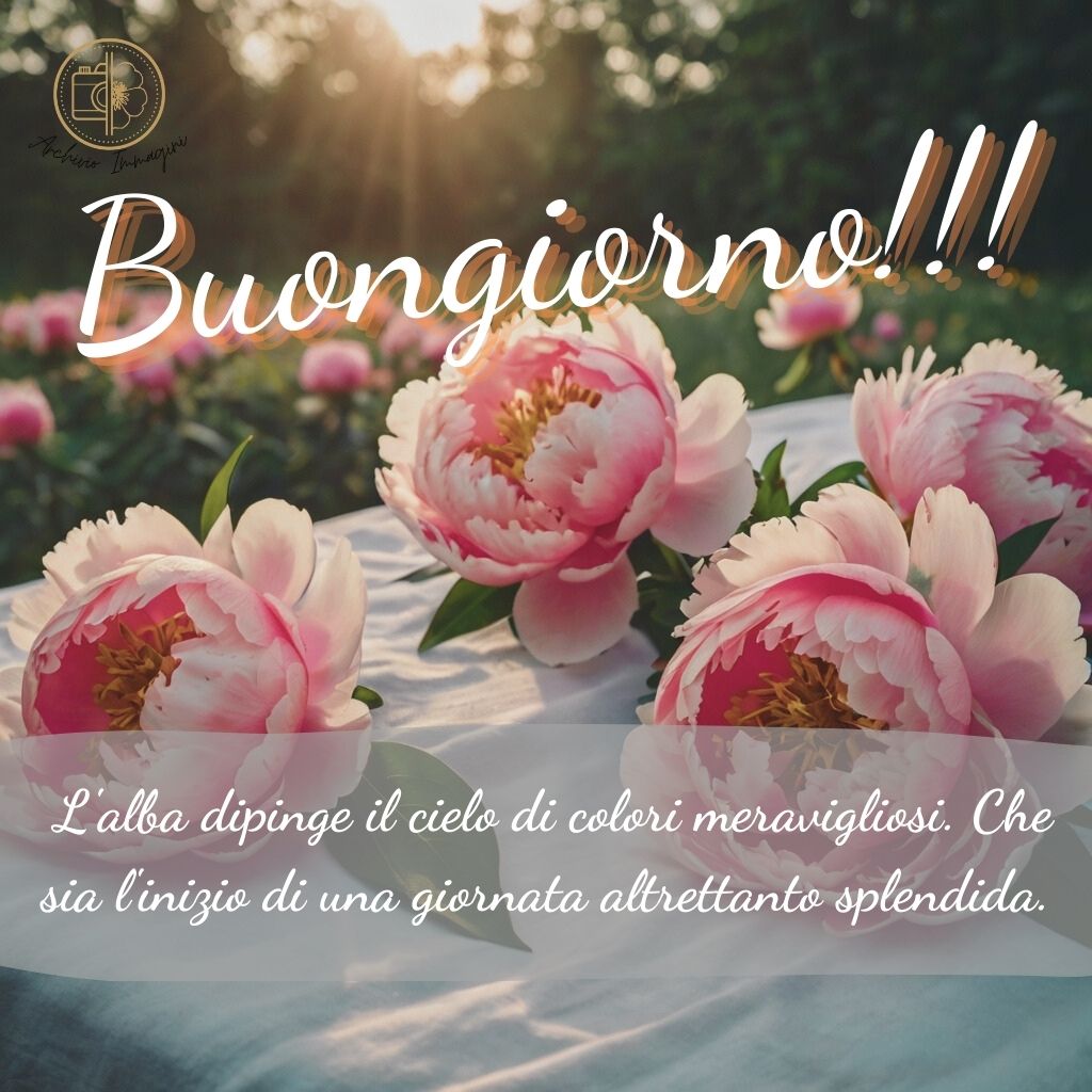 immagini buongiorno con peonie 31