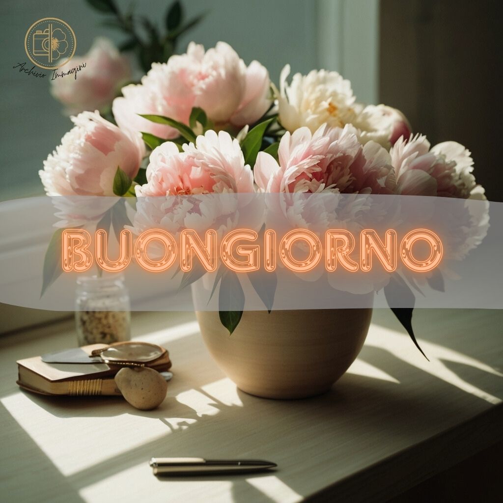 immagini buongiorno con peonie 37