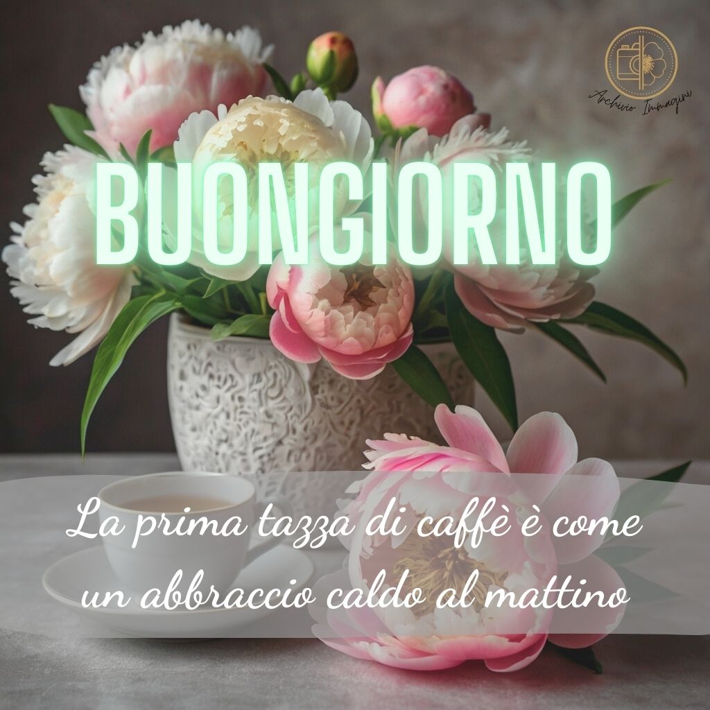 immagini buongiorno con peonie 45