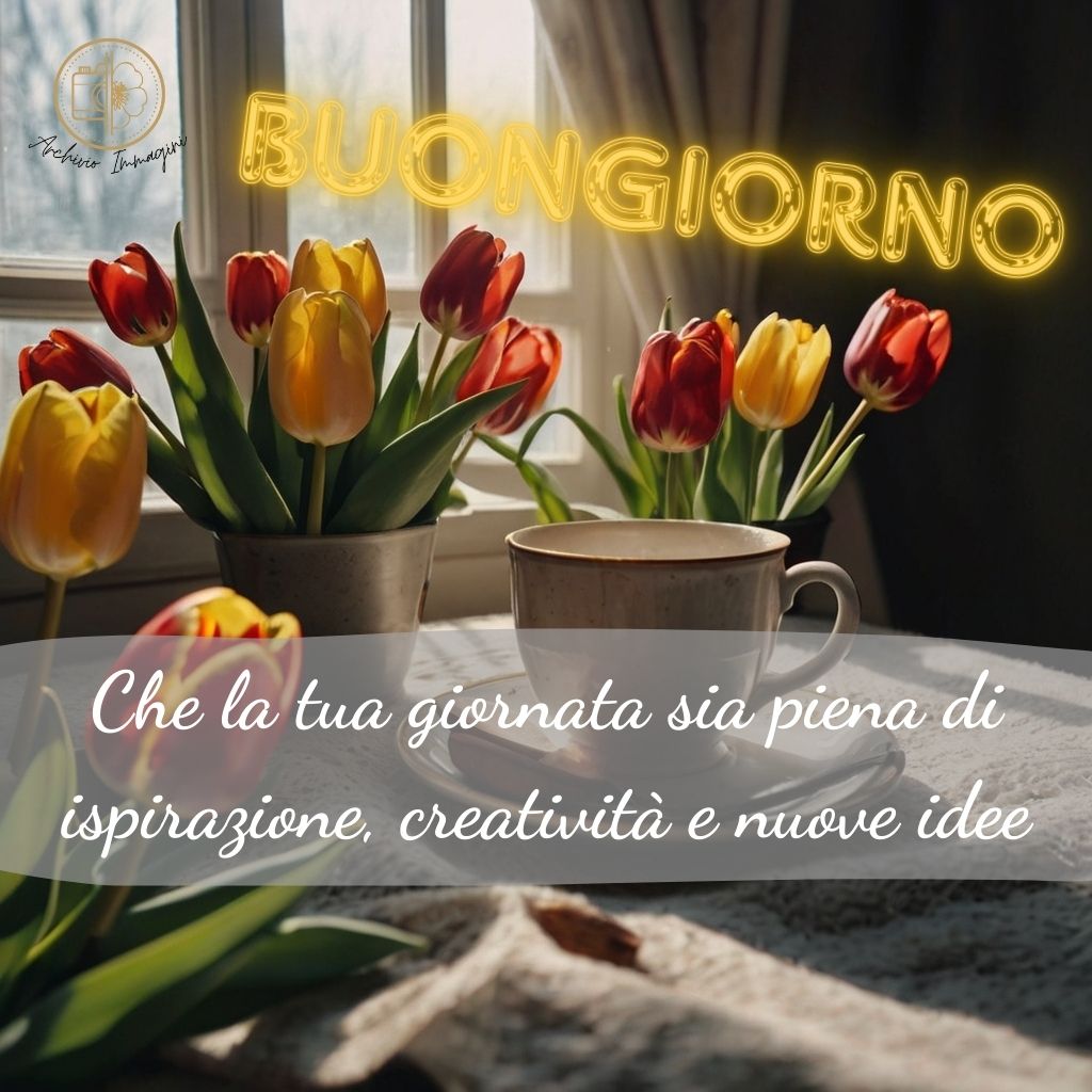 immagini buongiorno con tulipani 34 1