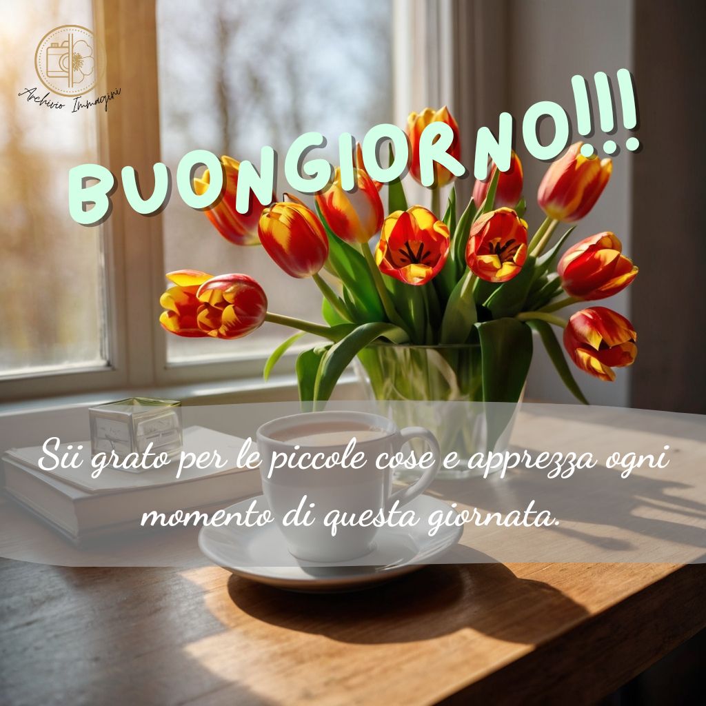 immagini buongiorno con tulipani 36 1