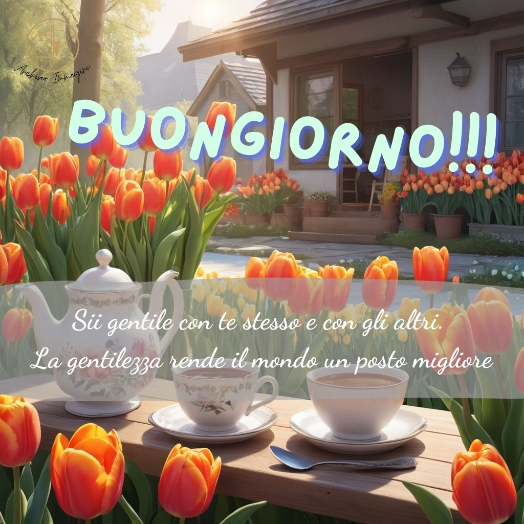 immagini buongiorno con tulipani 42 1