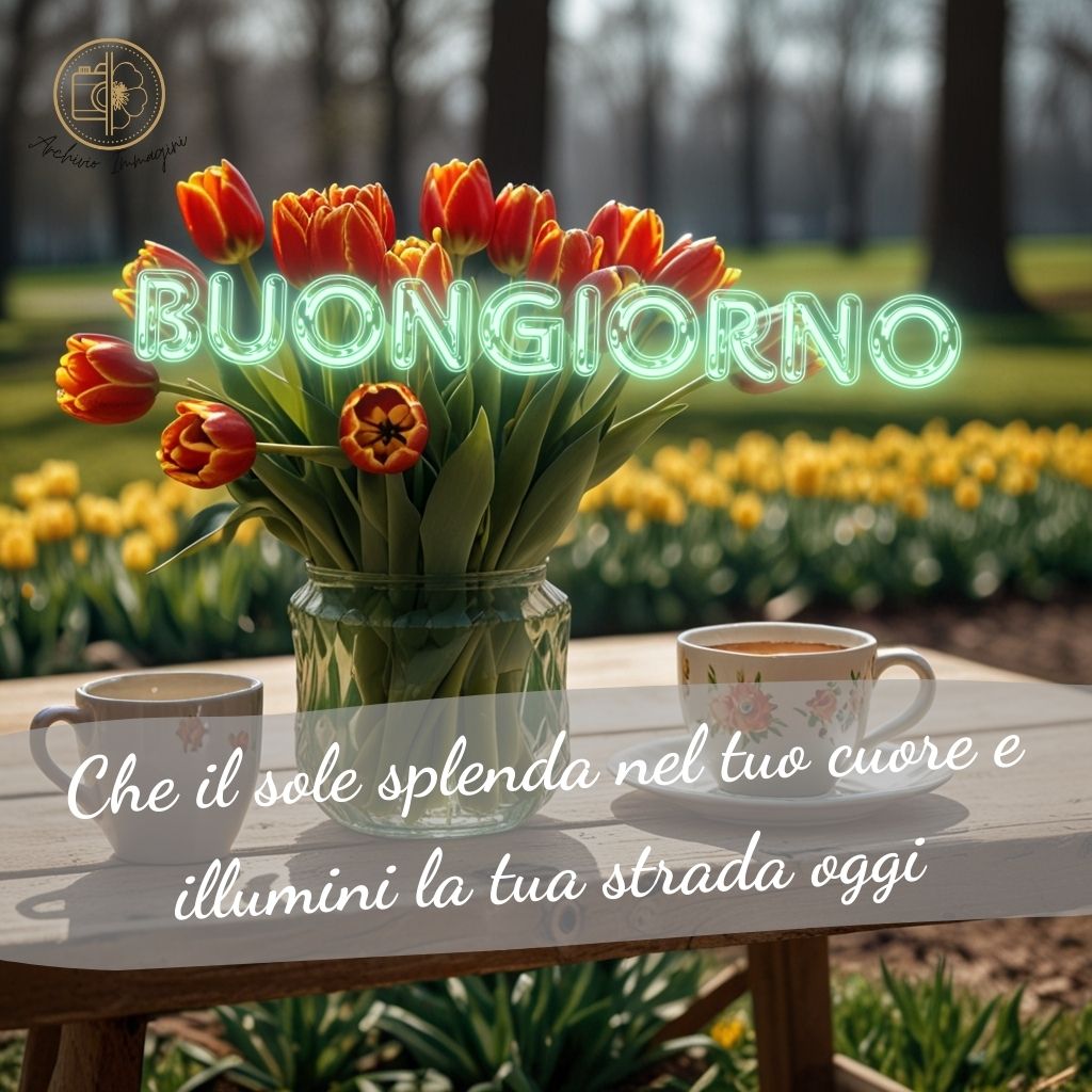 immagini buongiorno con tulipani 44