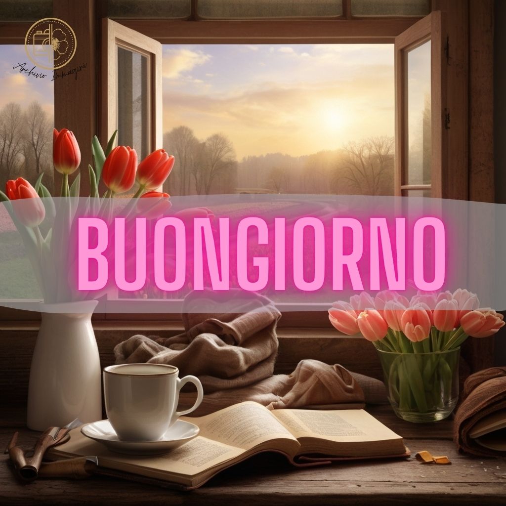 immagini buongiorno con tulipani 50