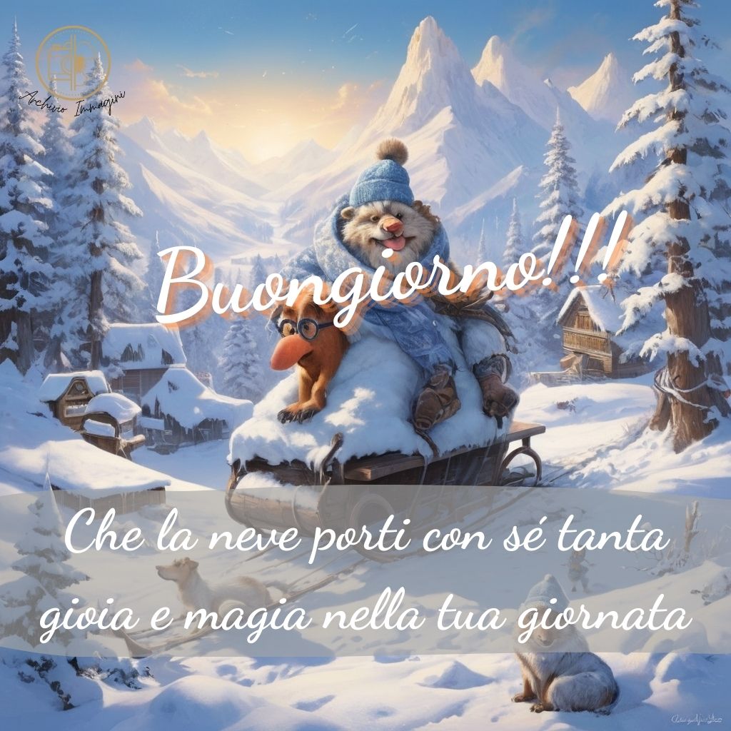 immagini buongiorno invernali 1