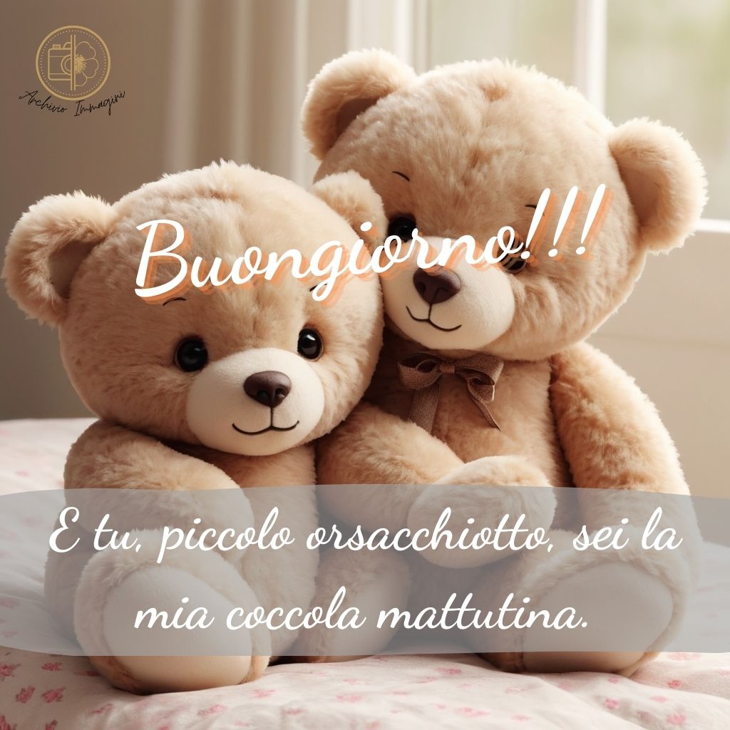 immagini buongiorno orsacchiotto 4 1