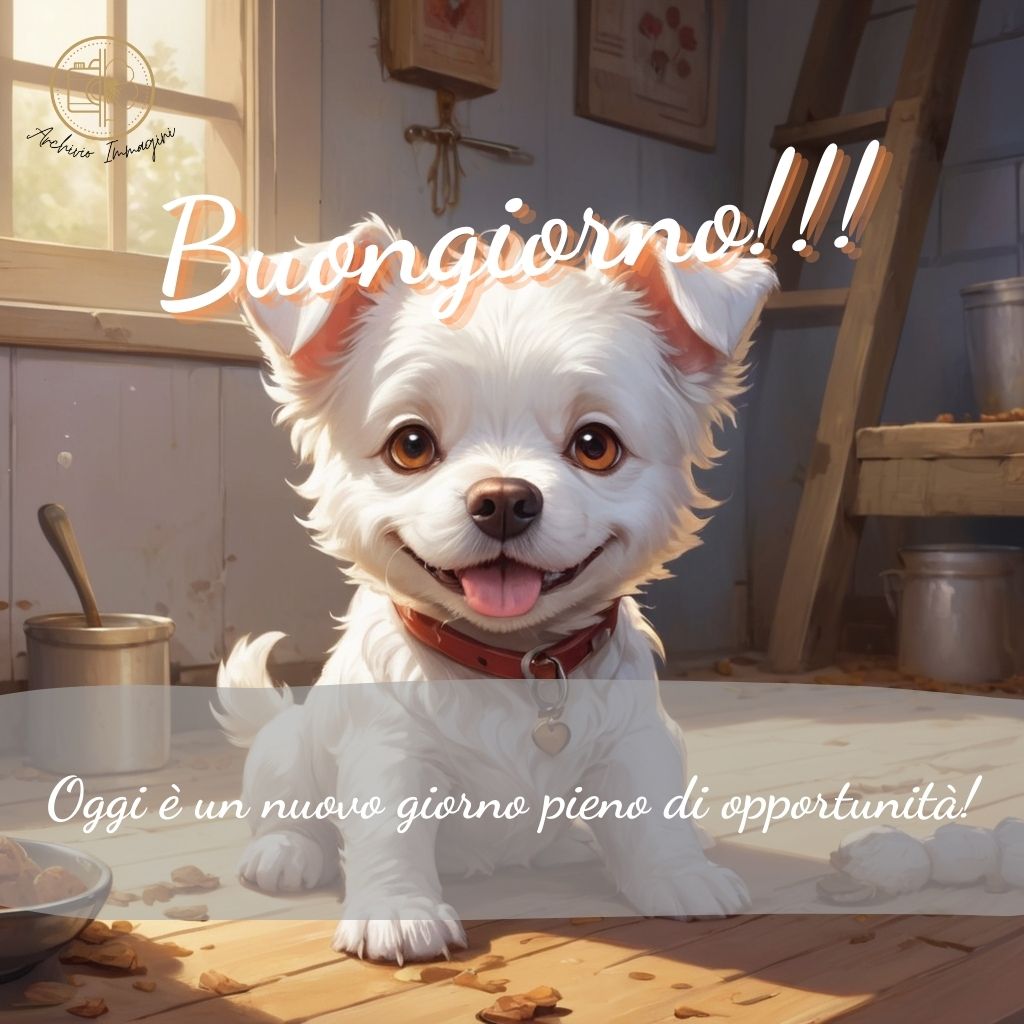 immagini di buongiorno con cani 10