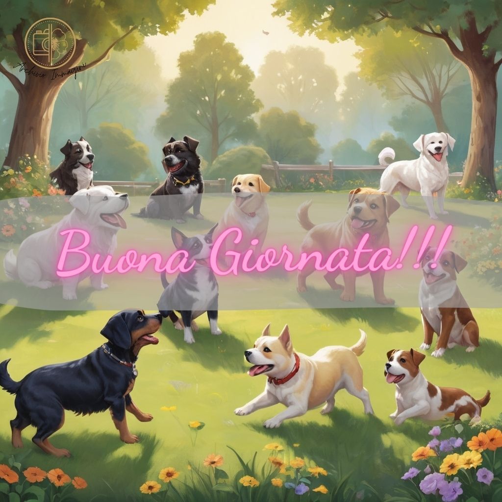 immagini di buongiorno con cani 13