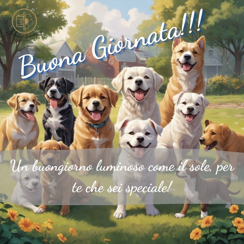 immagini di buongiorno con cani 14