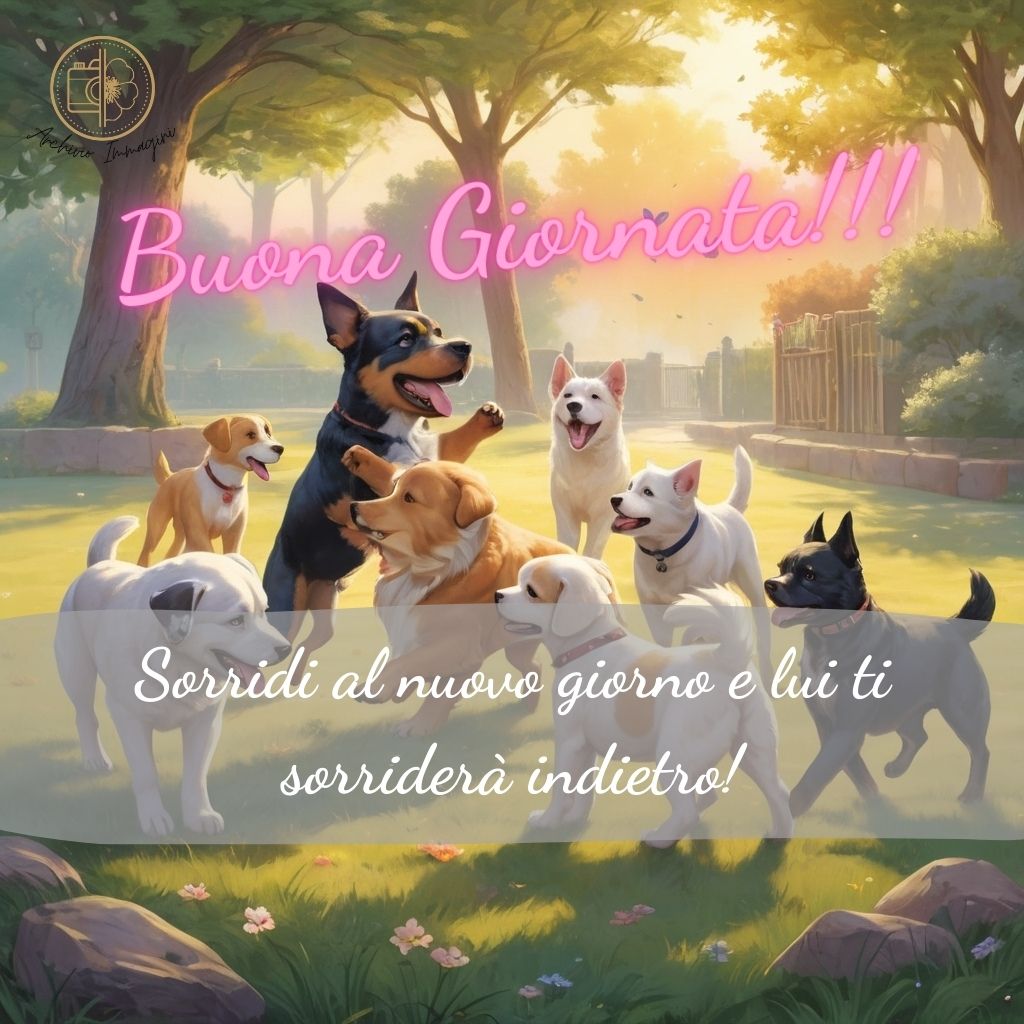 immagini di buongiorno con cani 15