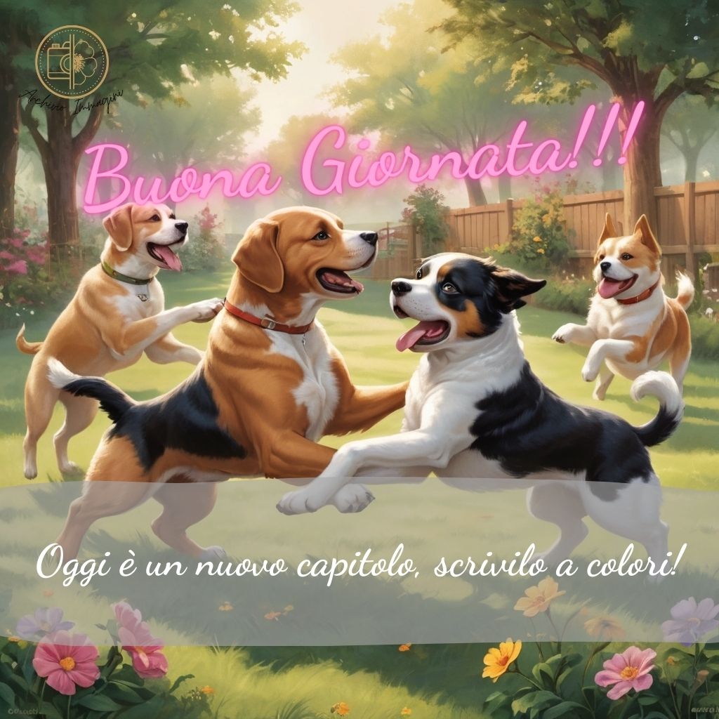 immagini di buongiorno con cani 16