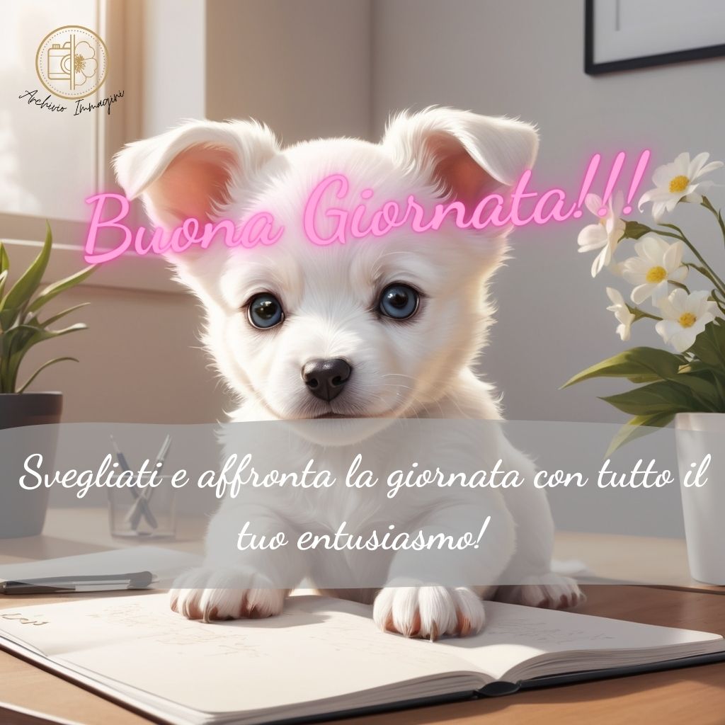 immagini di buongiorno con cani 19