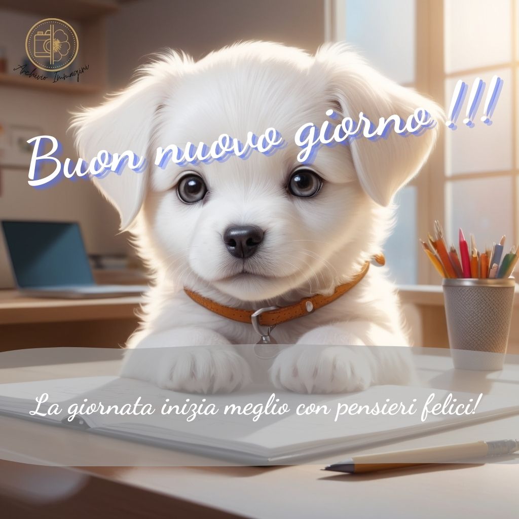 immagini di buongiorno con cani 22