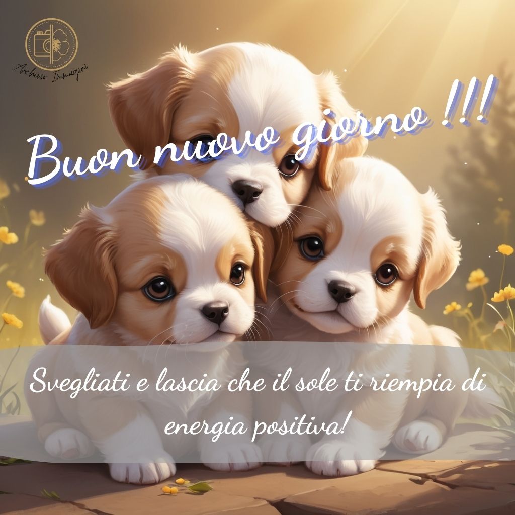 immagini di buongiorno con cani 24