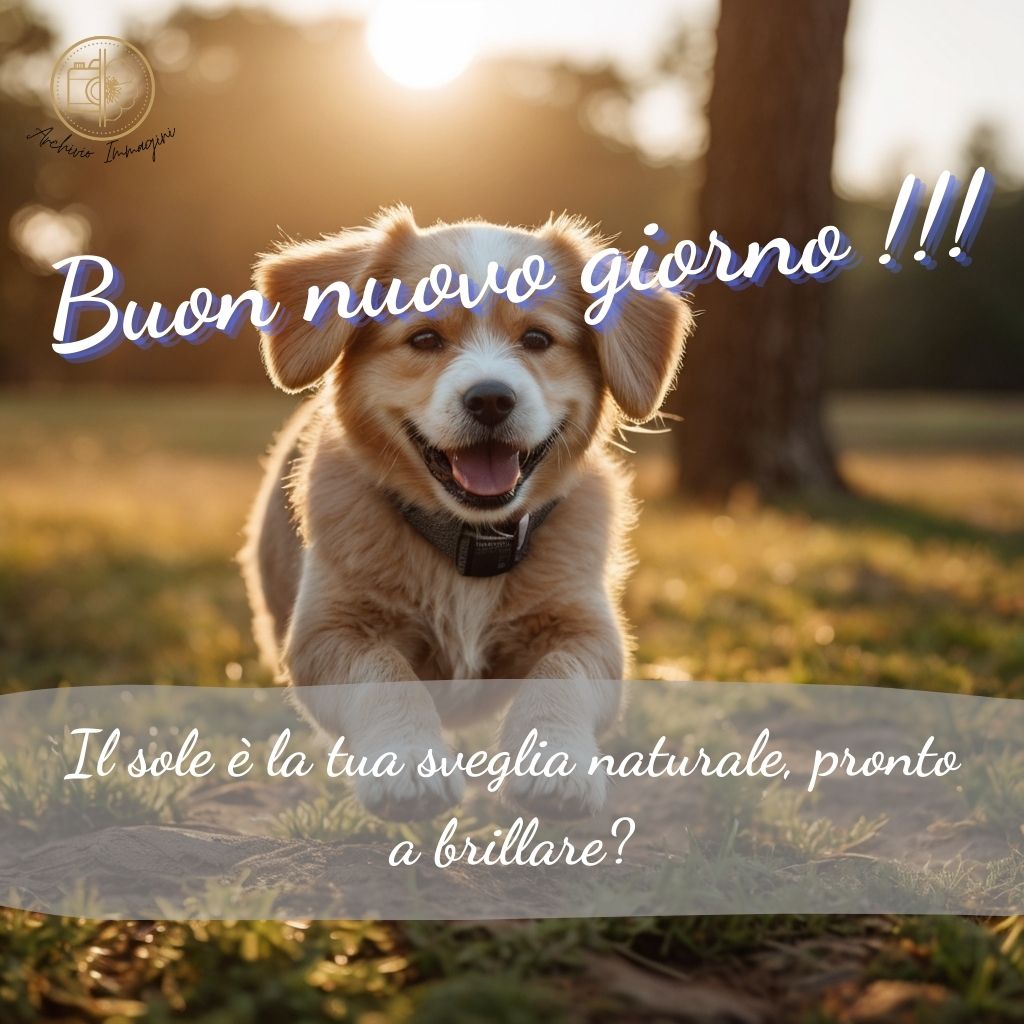 immagini di buongiorno con cani 26